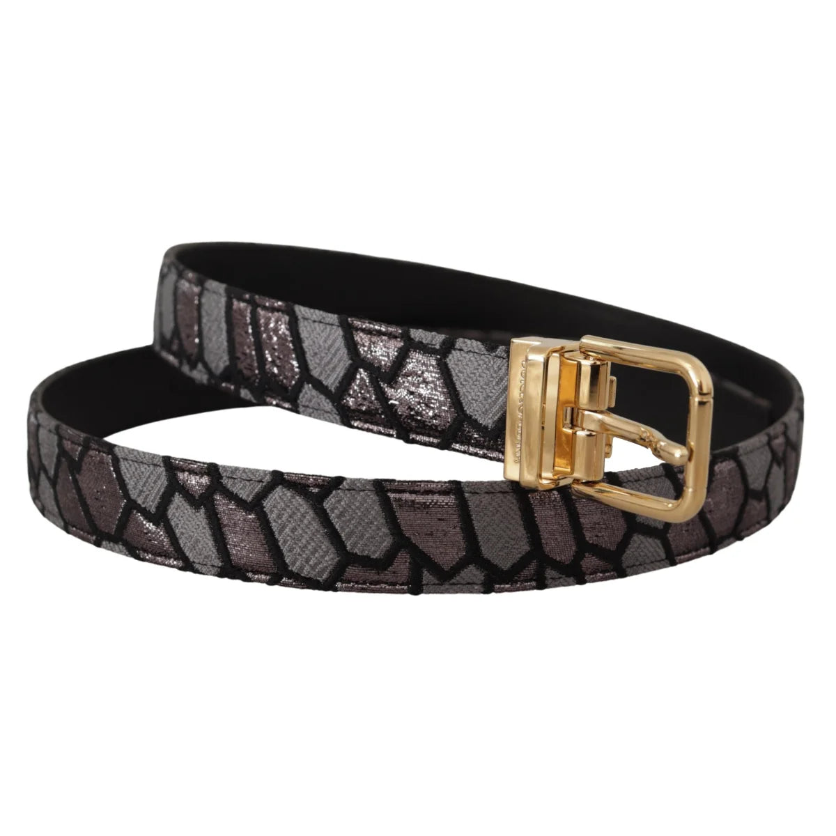 Gabbana Belt Embodies Italian Patchwork Leather Artistry Dolce &
