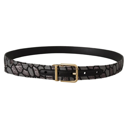 Gabbana Belt Embodies Italian Patchwork Leather Artistry Dolce &