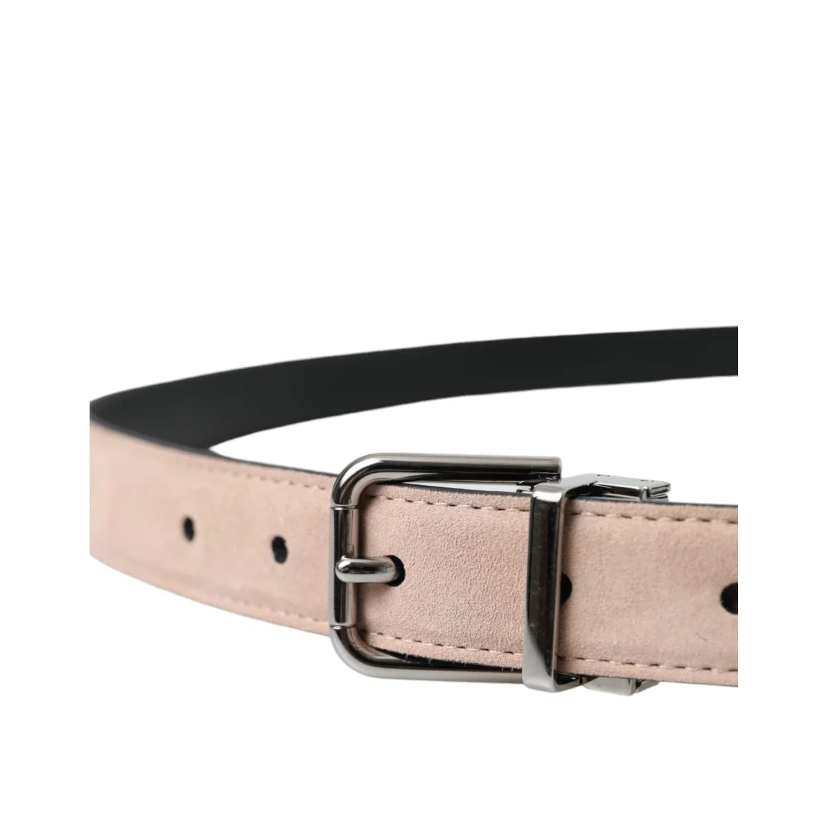 Gabbana Belt High-Quality Leather with Eye-Catching Metal Buckle Dolce &