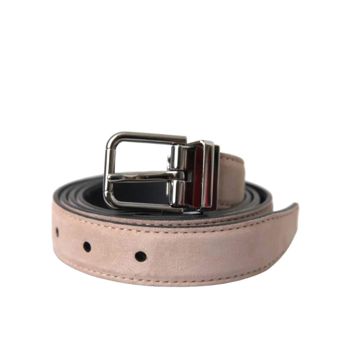 Gabbana Belt High-Quality Leather with Eye-Catching Metal Buckle Dolce &
