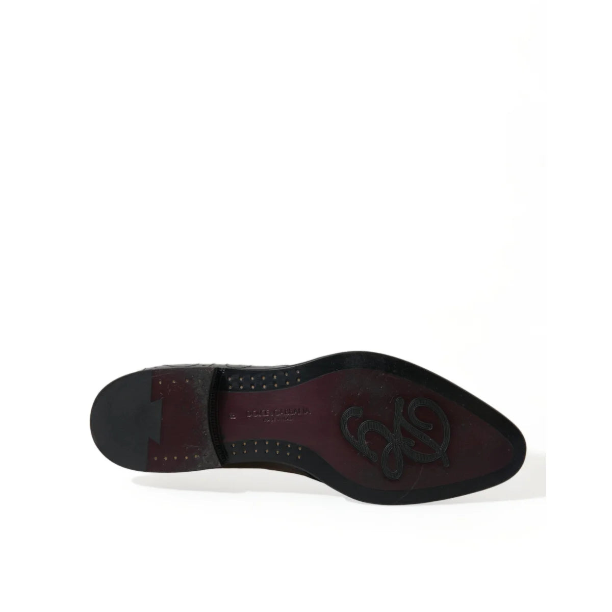 Gabbana Black Derby Italian Luxury Leather Masterpiece Dolce &