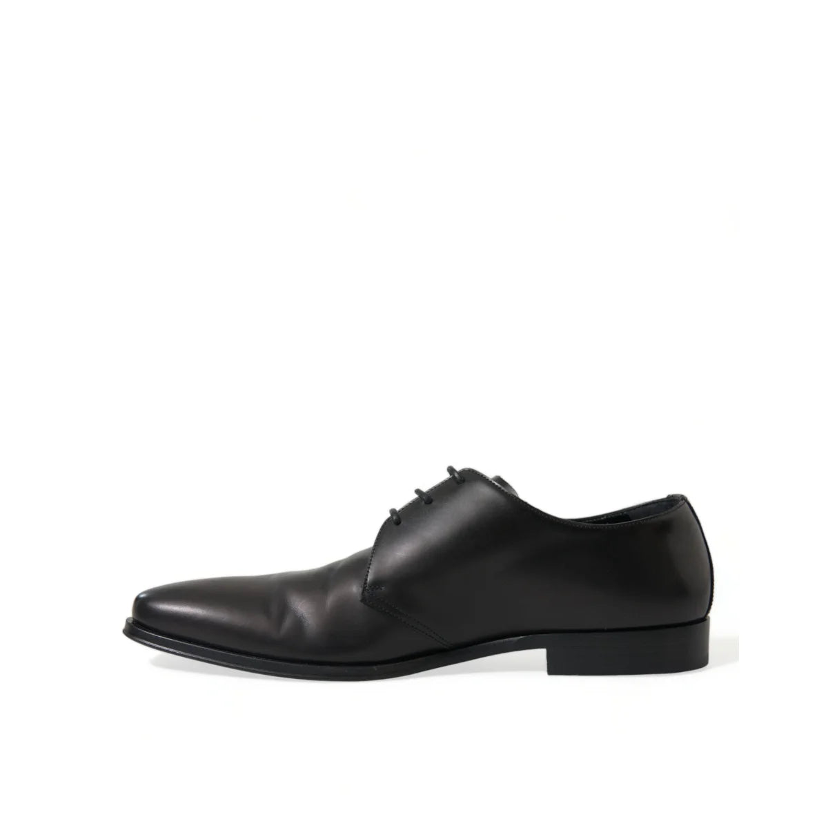 Gabbana Black Derby Italian Luxury Leather Masterpiece Dolce &
