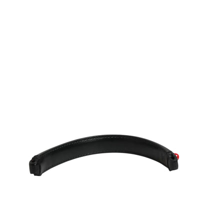 Gabbana Black Embellished Leather Shoulder Strap Handbag Accessory Dolce &