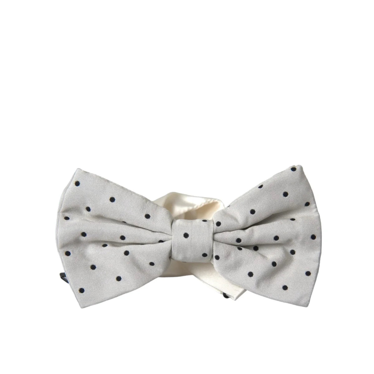 Gabbana Black Polka Dot Bowtie Bold Style for Any Occasion Dolce &