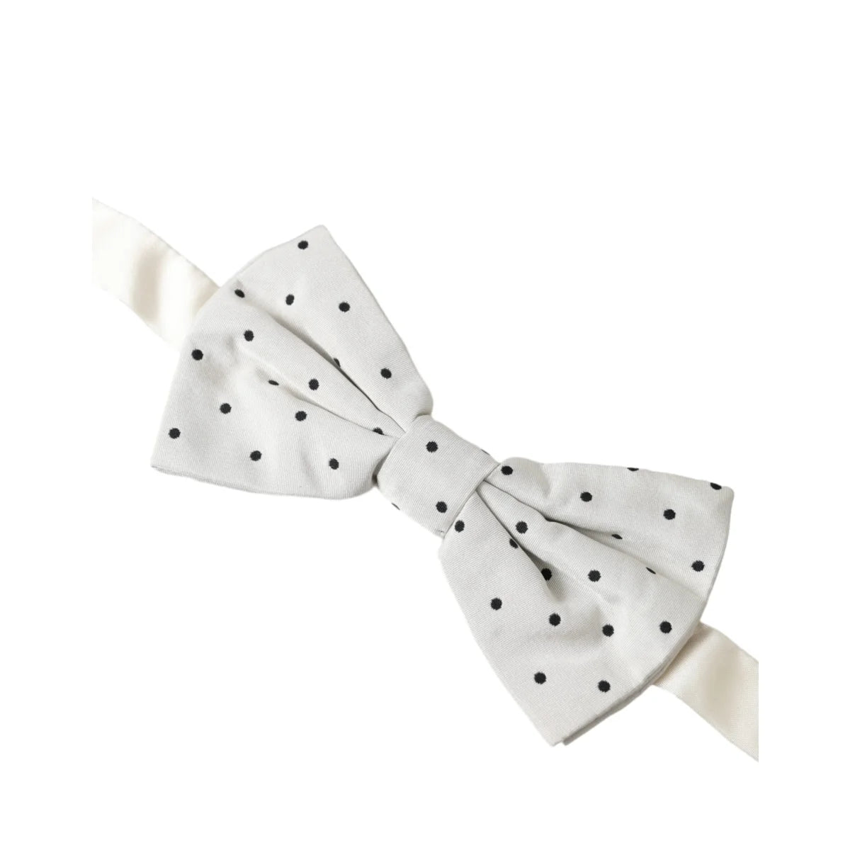 Gabbana Black Polka Dot Bowtie Bold Style for Any Occasion Dolce &