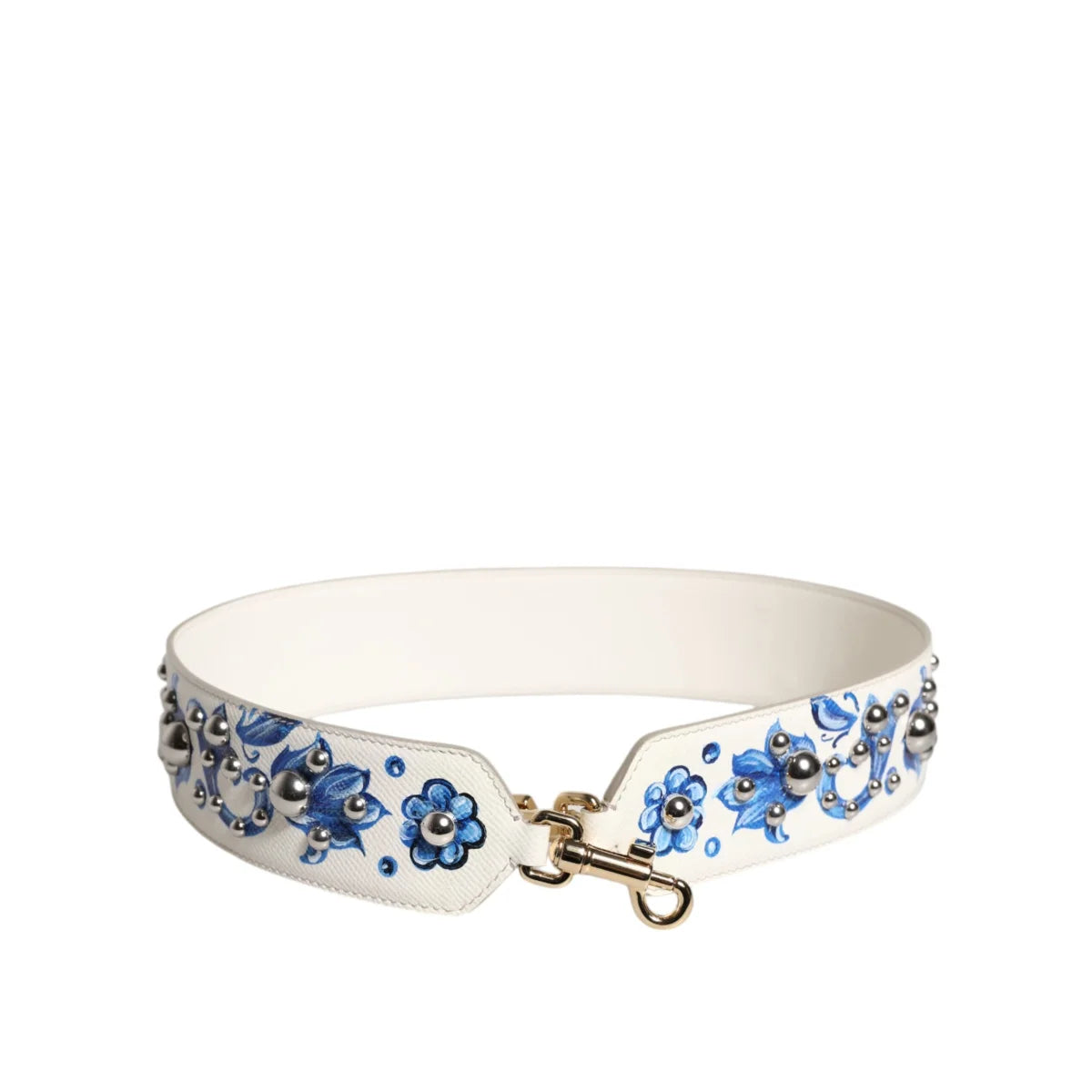 Gabbana Blue Floral Shoulder Strap Dream Handbag Accessory Dolce &