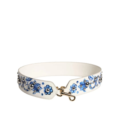Gabbana Blue Floral Shoulder Strap Dream Handbag Accessory Dolce &