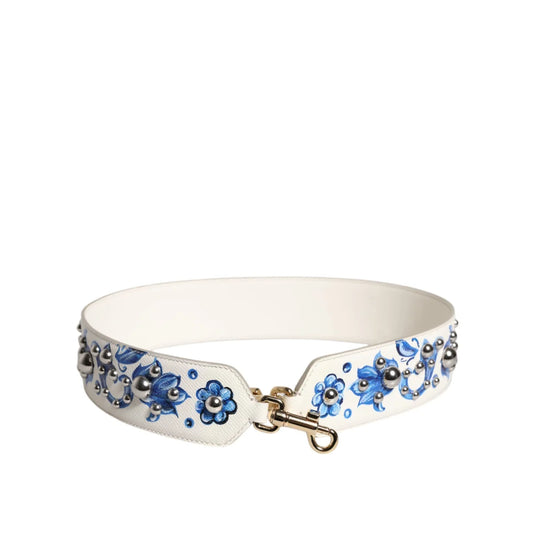 Gabbana Blue Floral Shoulder Strap Dream Handbag Accessory Dolce &