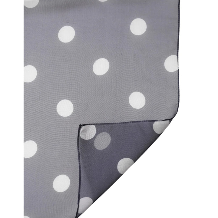 Gabbana Blue Polka Neck Wrap Lightweight Scarf 205cm x 132cm Dolce &