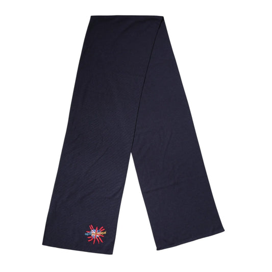 Gabbana Blue Wool Neck Wrap Scarf with DGLovesLondon Branding Dolce &
