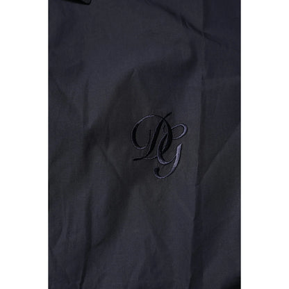 Gabbana Dark Blue Dress Shirt Classic Elegance for Sophisticated Style Dolce &