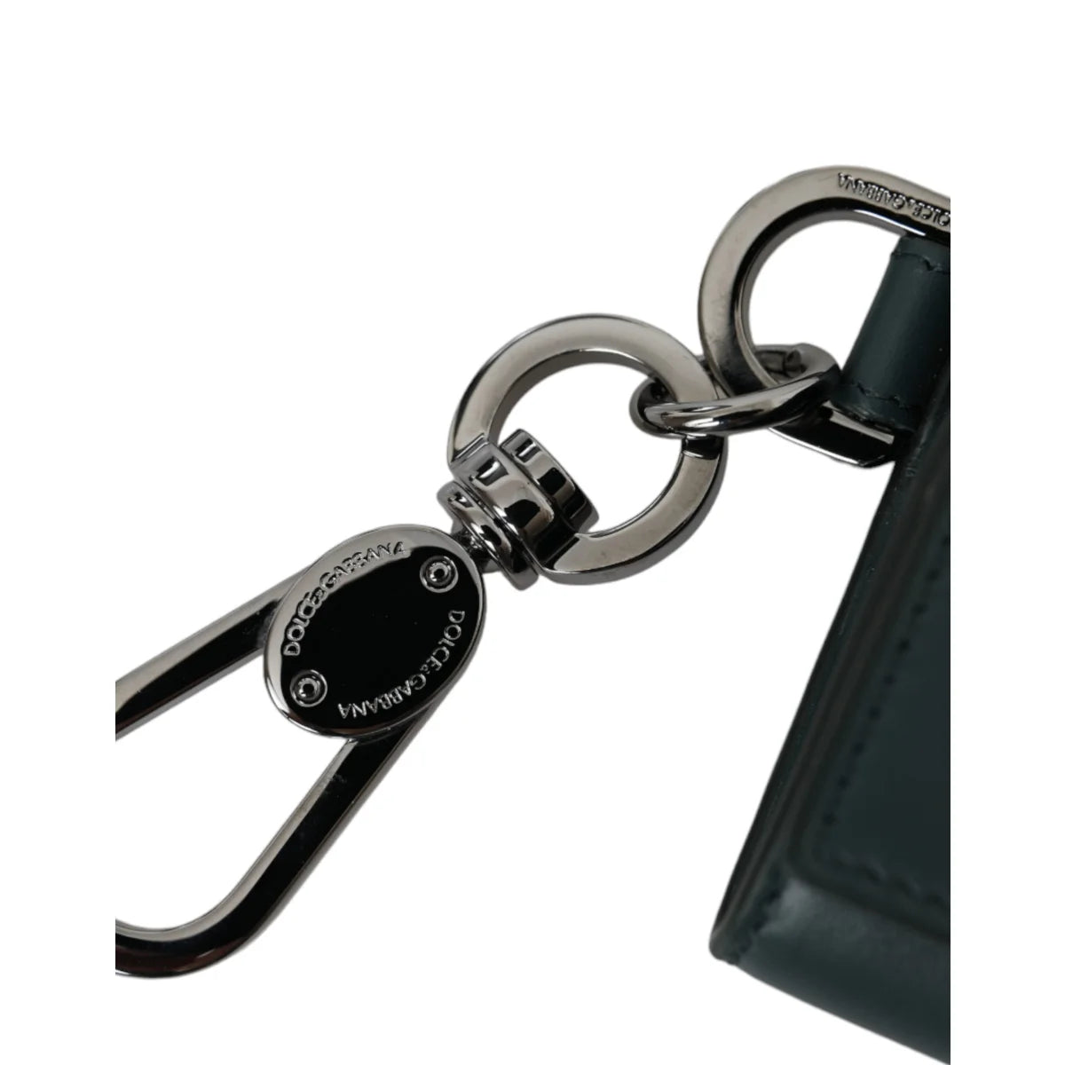 Gabbana Green Leather Coin Holder Luxury Unleashed Dolce &