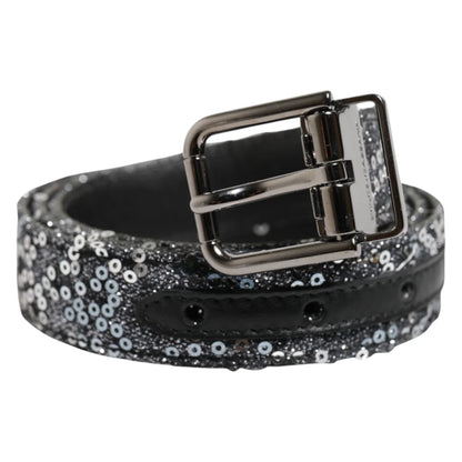 Gabbana Leather Belt with Metal Buckle Distinctive Designer Style Dolce &