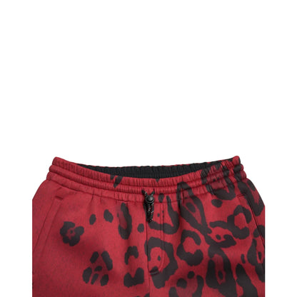 Gabbana Leopard Print Jogger Pants Unleash Italian Style Dolce &