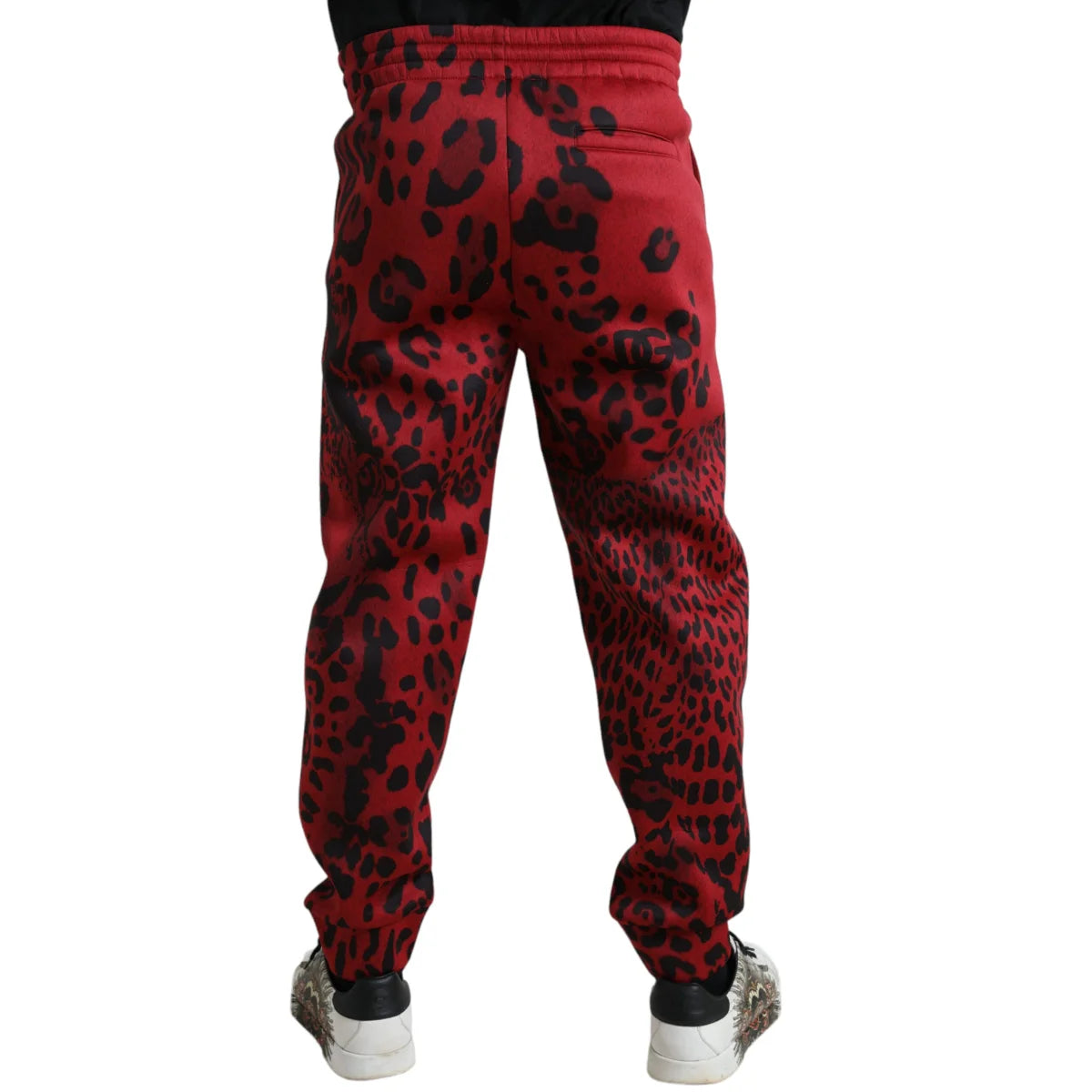 Gabbana Leopard Print Jogger Pants Unleash Italian Style Dolce &