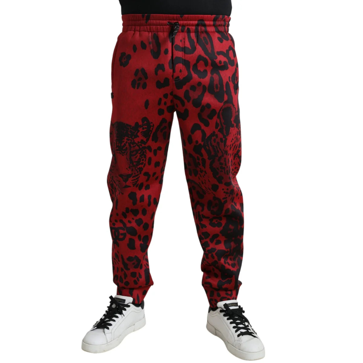 Gabbana Leopard Print Jogger Pants Unleash Italian Style Dolce &