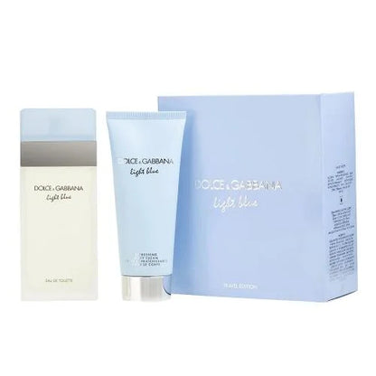 Gabbana Light Blue Gift Set for Women Eau De Toilette Spray 3.3 Oz Women’s Sets Dolce &