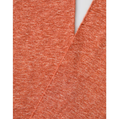 Gabbana Orange Silk Cashmere Scarf Luxurious Neck Wrap Dolce &