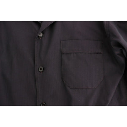 Gabbana Purple Striped Cotton Nightshirt for Effortless Style Dolce &