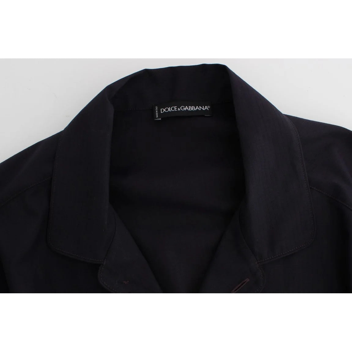 Gabbana Purple Striped Cotton Nightshirt for Effortless Style Dolce &