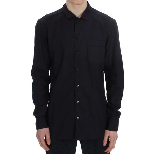 Gabbana Purple Striped Cotton Nightshirt for Effortless Style Dolce &