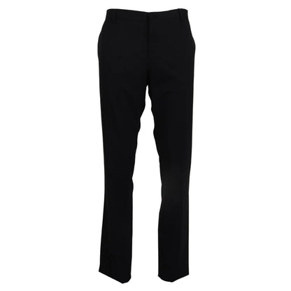Gabbana Slim Fit Italian Style Pants Dolce & with Zip Fly Closure