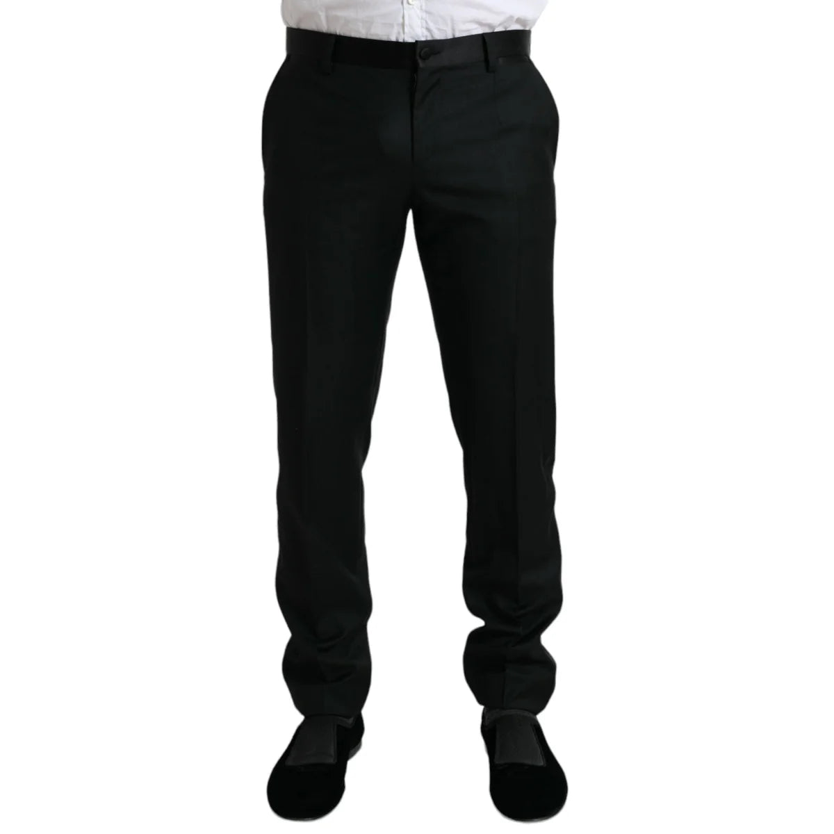 Gabbana Slim Fit Virgin Wool Dress Pants Sleek Modern Style Dolce &