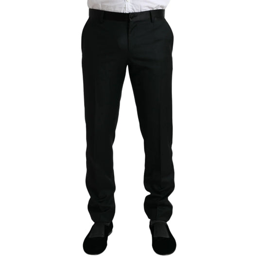 Gabbana Slim Fit Virgin Wool Dress Pants Sleek Modern Style Dolce &
