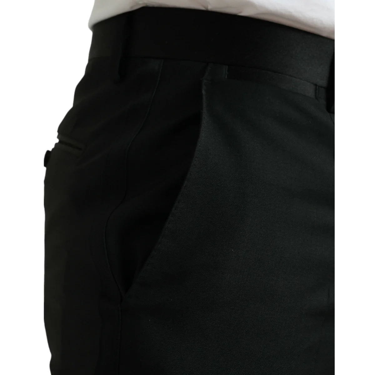 Gabbana Slim Fit Virgin Wool Dress Pants Sleek Modern Style Dolce &