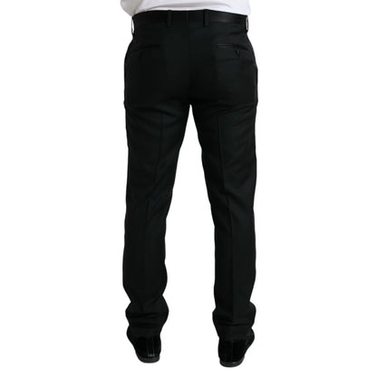 Gabbana Slim Fit Virgin Wool Dress Pants Sleek Modern Style Dolce &