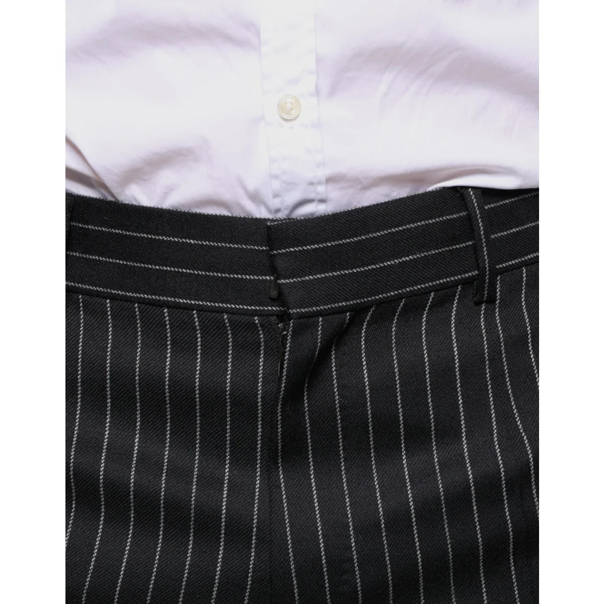 Gabbana Striped Dress Pants Sizzle in Luxe Polyester Blend Dolce &