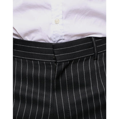 Gabbana Striped Dress Pants Sizzle in Luxe Polyester Blend Dolce &