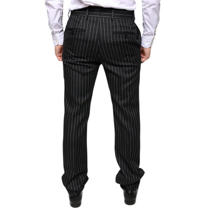 Gabbana Striped Dress Pants Sizzle in Luxe Polyester Blend Dolce &