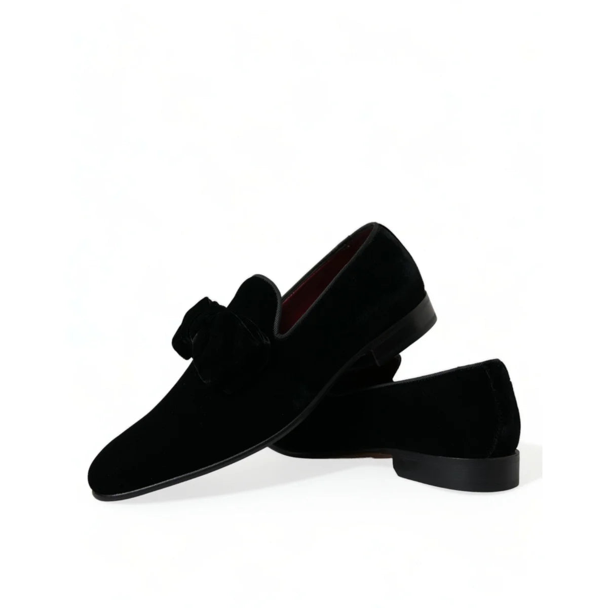 Gabbana Velvet Loafers with Luxurious Leather Outer Sole Dolce &