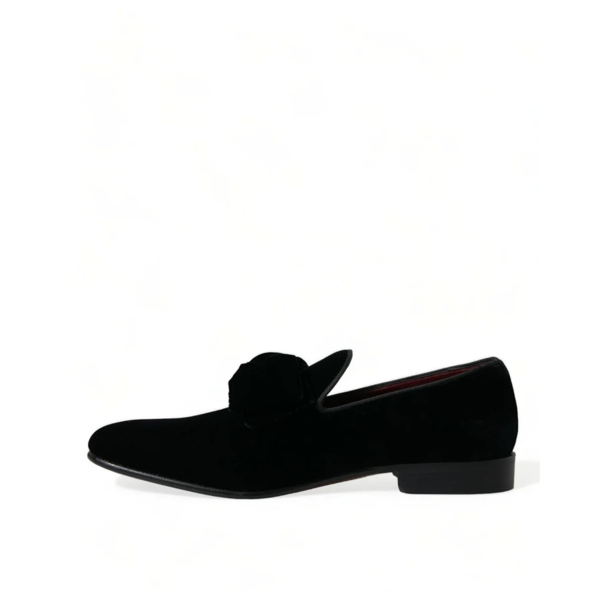 Gabbana Velvet Loafers with Luxurious Leather Outer Sole Dolce &