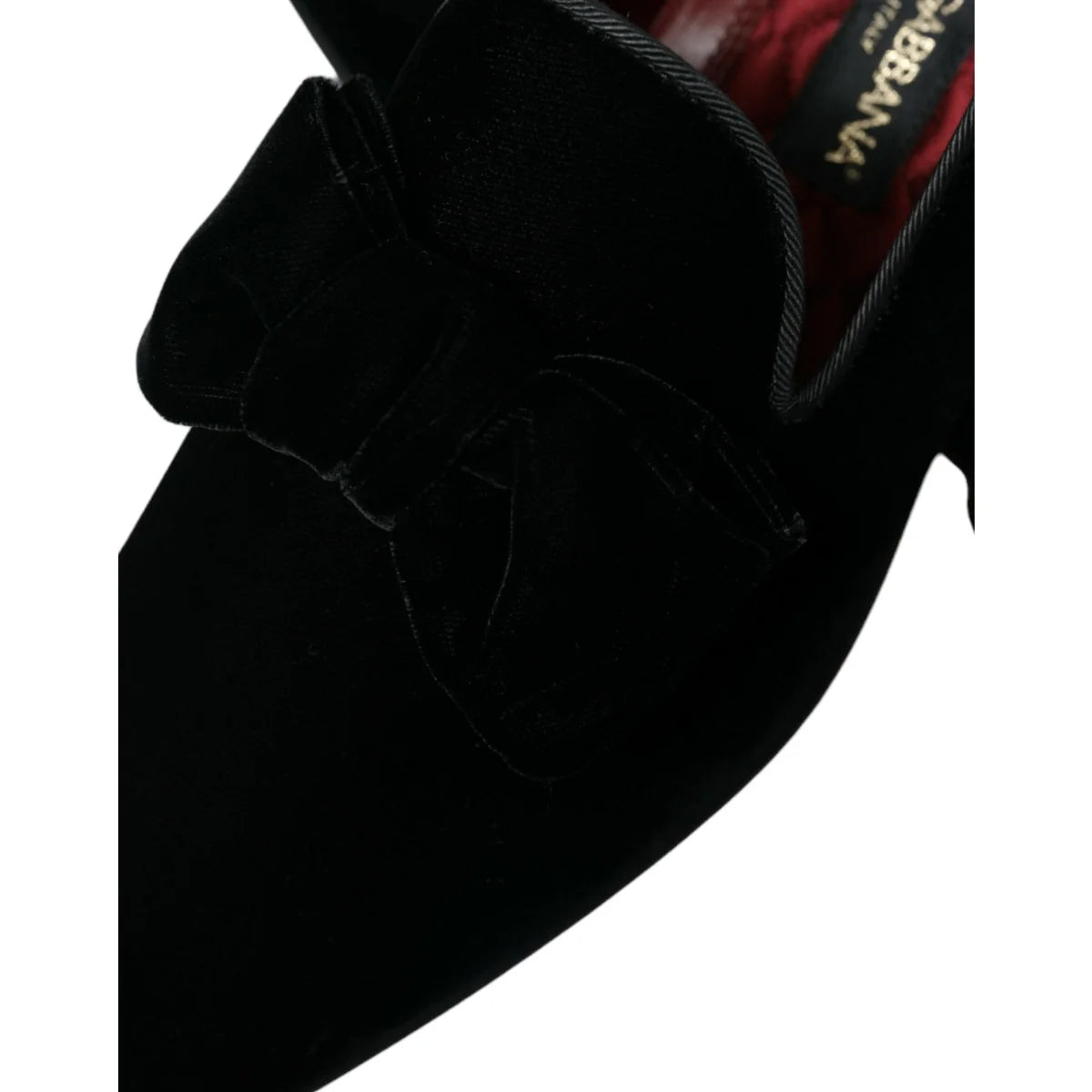 Gabbana Velvet Loafers with Luxurious Leather Outer Sole Dolce &