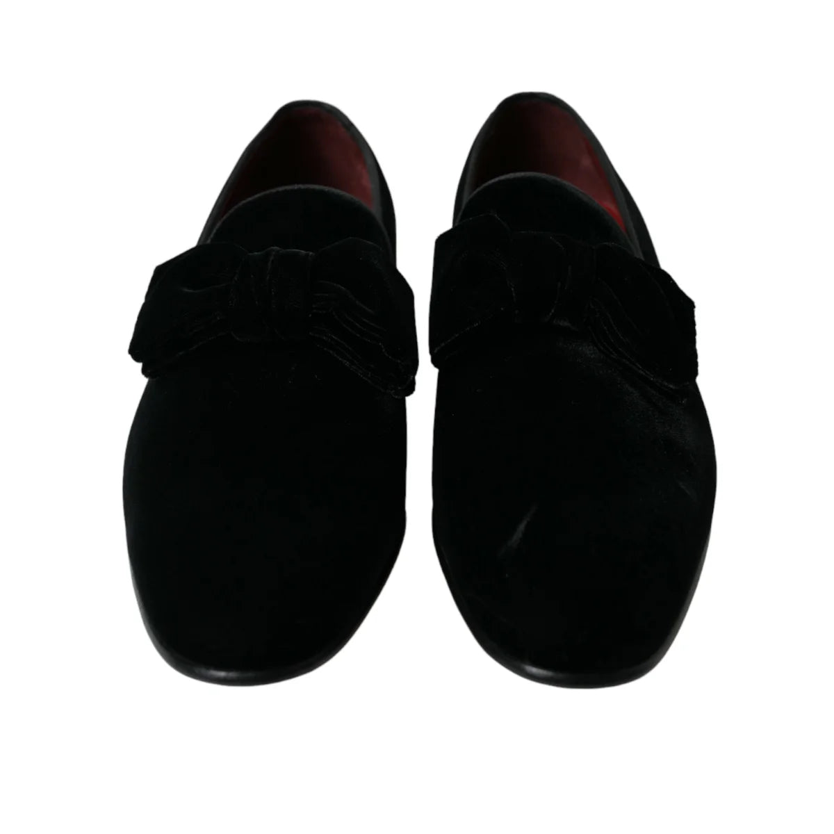 Gabbana Velvet Loafers with Luxurious Leather Outer Sole Dolce &