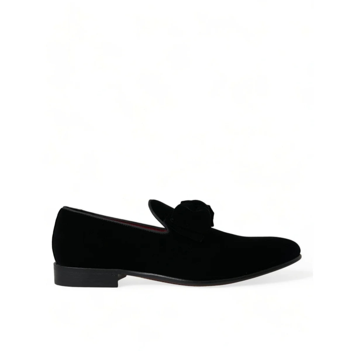 Gabbana Velvet Loafers with Luxurious Leather Outer Sole Dolce &