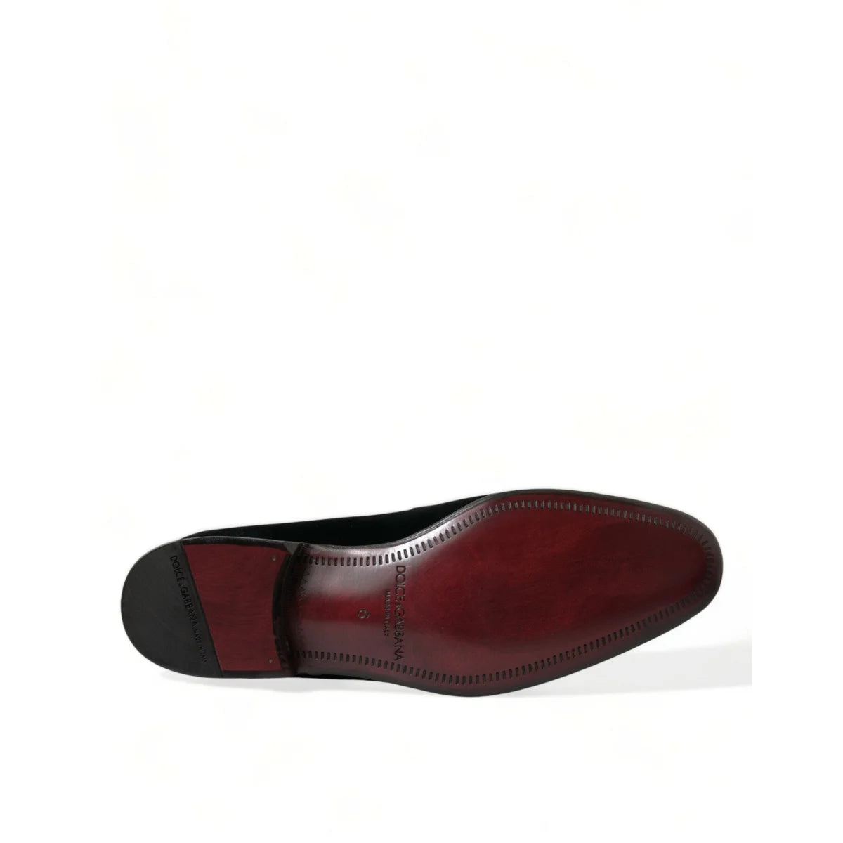 Gabbana Velvet Loafers with Luxurious Leather Outer Sole Dolce &