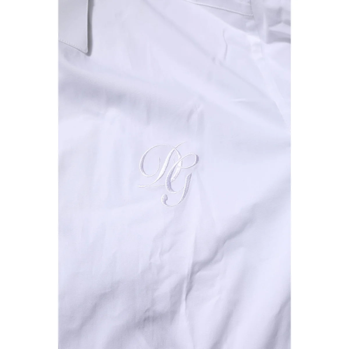 Gabbana White Cotton Formal Shirt with Long Sleeves Dolce &