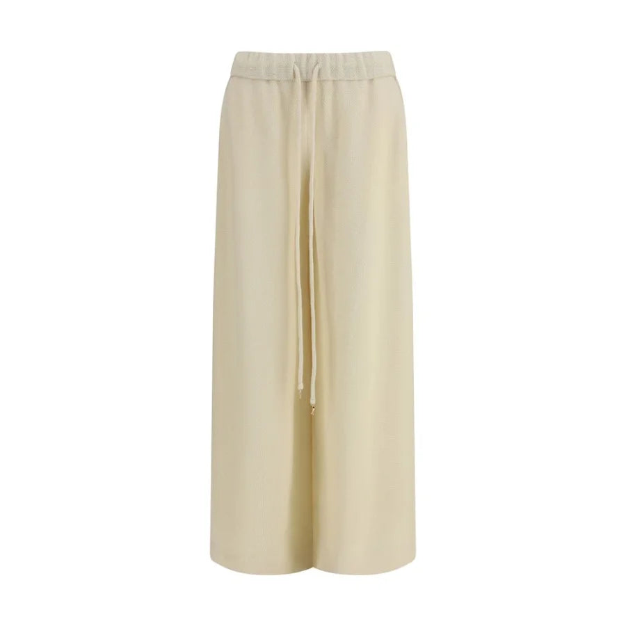 Gabriela Hearst Beige Alpaca Vicugna Pacos Casual Pants