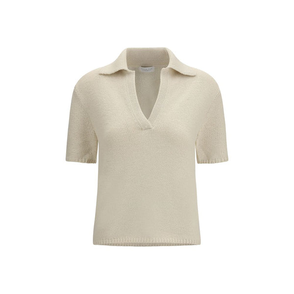 Gabriela Hearst - Beige Cashmere Polo Shirt