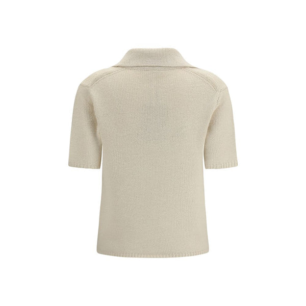 Gabriela Hearst - Beige Cashmere Polo Shirt