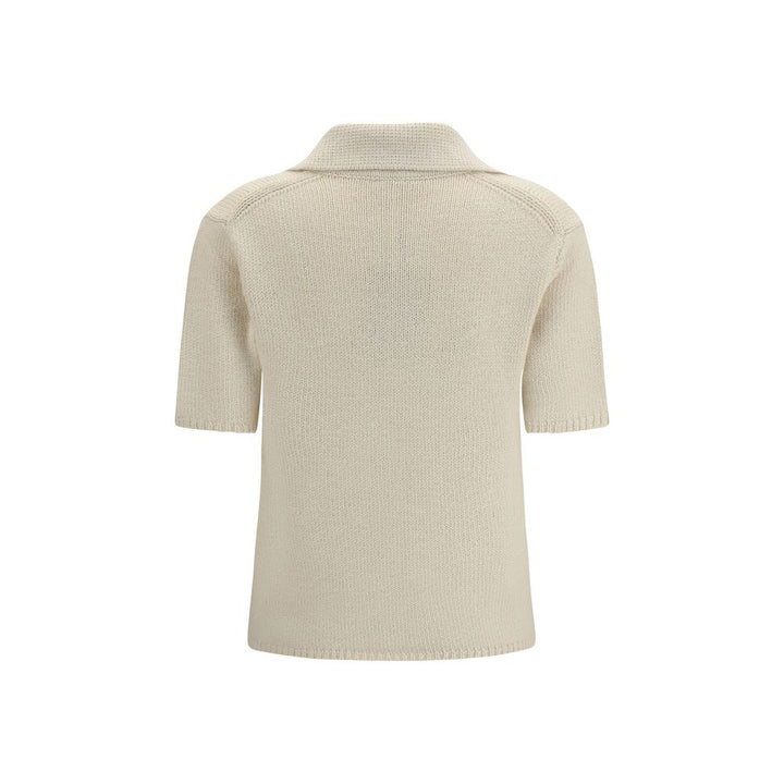 Gabriela Hearst - Beige Cashmere Polo Shirt
