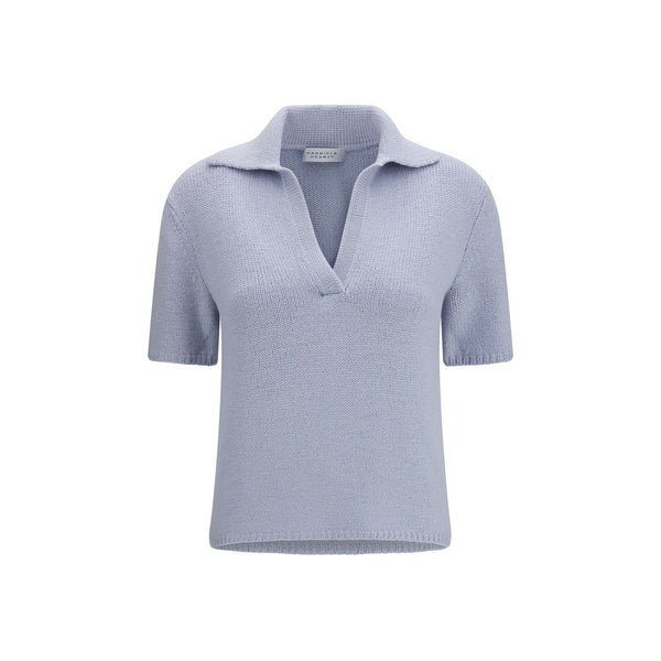 Gabriela Hearst - Blue Cashmere Polo Shirt