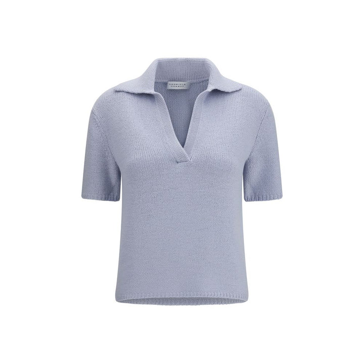 Gabriela Hearst - Blue Cashmere Polo Shirt