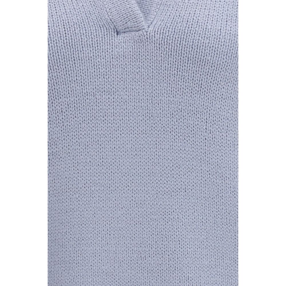 Gabriela Hearst - Blue Cashmere Polo Shirt