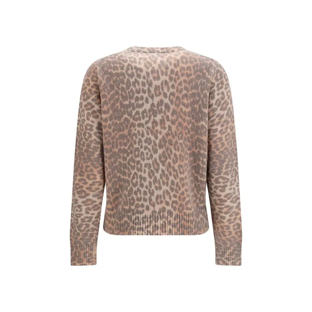 Ganni Beige Wool Oves Aries Sweatshirt