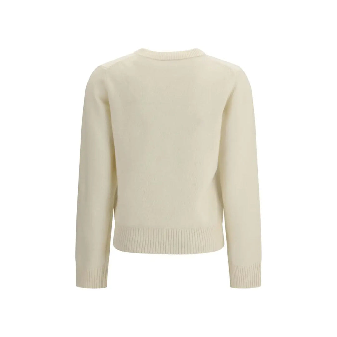 Ganni Beige Wool Oves Aries Sweatshirt