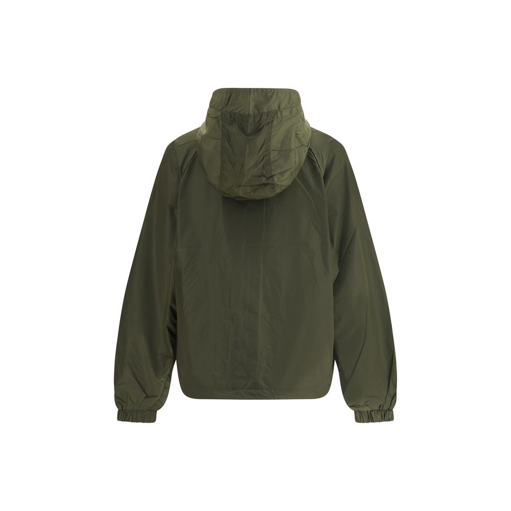 Ganni Rain Coats - Bicolor Nylon Shell Jacket